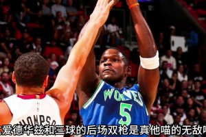 恐怖后场双枪！爱德华兹三球联手